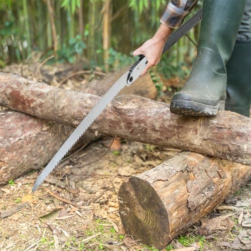 Hand Saw,Woodworking Tools Professional Folding Saw 500mm XXL Teeth - Image 4