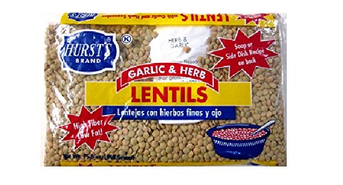 Hurst's Garlic & Herb Dried Lentil Soup Mix (Pack of 3) 15.5 oz Bags