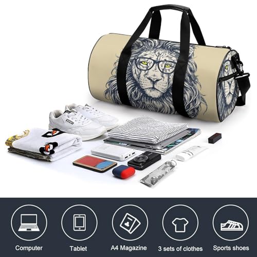 Sac week-end Lunettes De Lion pour ne plus manquer d'espace de gym - 4