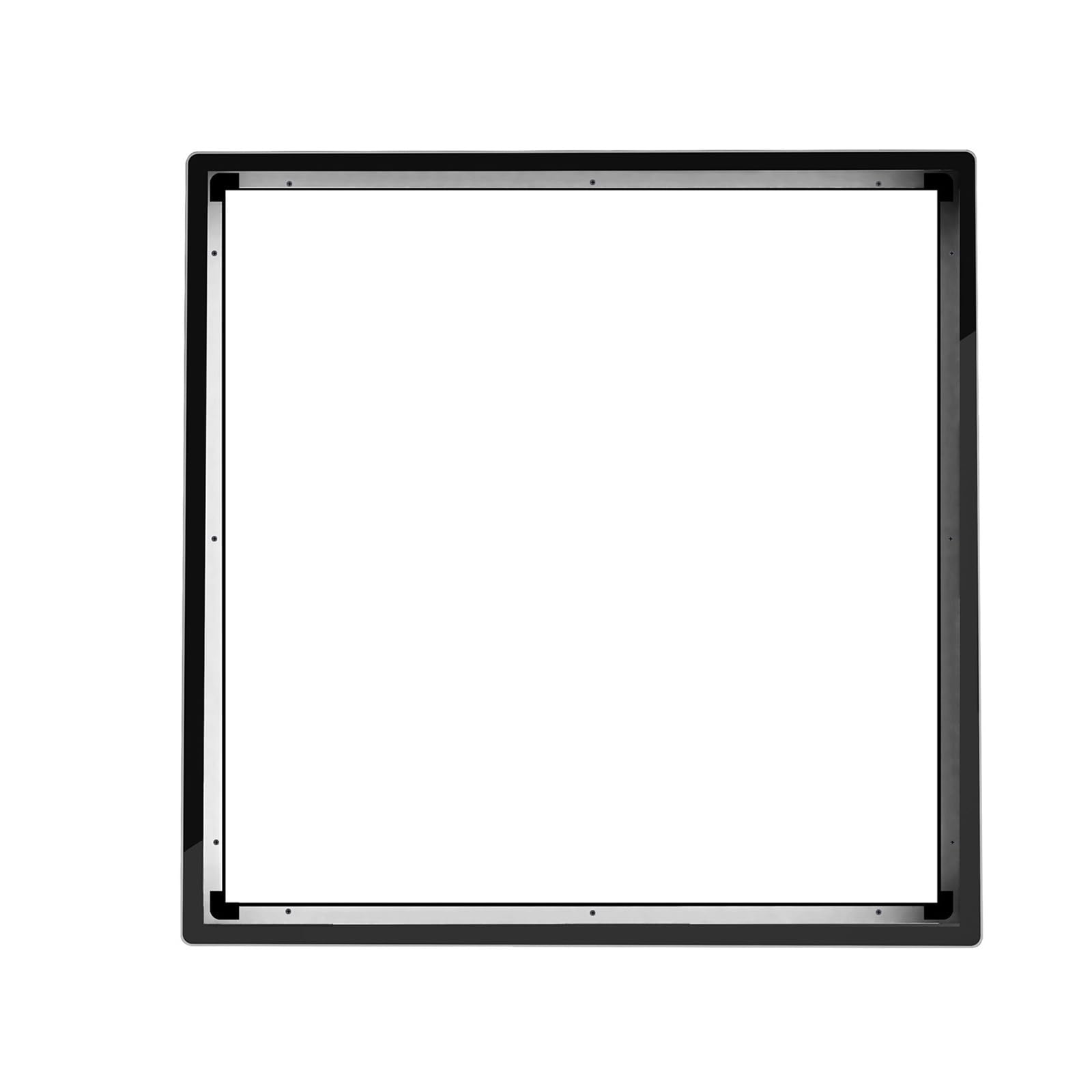 Copertura antipolvere quadrata da 65 cm for proiettore olografico 3D, ventola da 60 cm, copertura protettiva in lega di alluminio for LED, scatola di esposizione sicura for aziende per le aziende