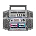 Boom Box Stand-Up Party Accessory (1 count) (1/Pkg)