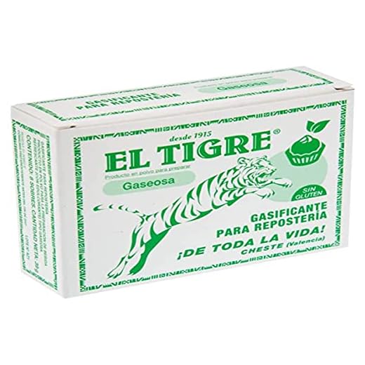 EL TIGRE sodas y gaseosas en polvo caja 8 sobres