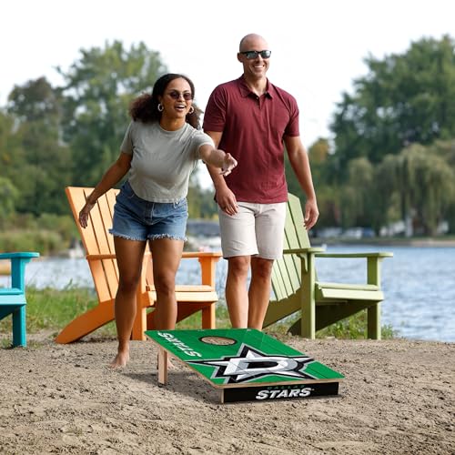 YouTheFan NHL Dallas Stars 2’ x 3’ All Wood Cornhole - image 6