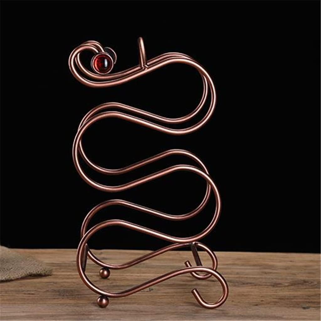 4 Bottles European Wine Rack Metal Kitchen Display Storage Cabinet