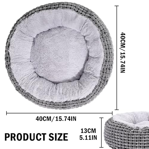 image for vivicreate Cat Bed 15.7 Inch Pet Sofa with Bolstered Rails, Non-Skid B