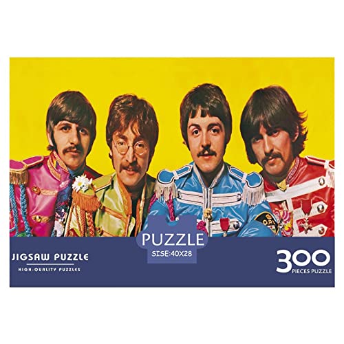 Puzzles pour Adultes 300 pièces Les Beatles Puzzles Groupes célèbres 300 pièces Puzzles pour Adultes pour Family Time Brain Challenge 300pcs (40x28cm) - Les Beatles, Paul McCartney, John Lennon, RIngo Starr, George Harrison Puzzles pour Adultes 300 pièces Les Beatles Puzzles Groupes célèbres 300 pièces Puzzles pour Adultes pour Family Time Brain Challenge 300pcs (40x28cm) – Image 3