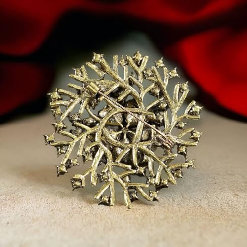 Image of Rhinestone Crystal Sunflower Brooch Pin Elegant Wreath Brooch Clothing Hat Bag Skirt Accessories for Women
