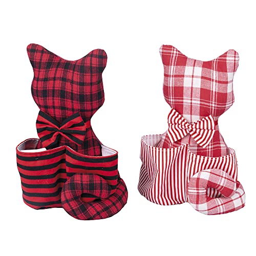 Chat Porte-télécommande Tartan Lot de 2 pour Ne Plus Rien Perdre - 2