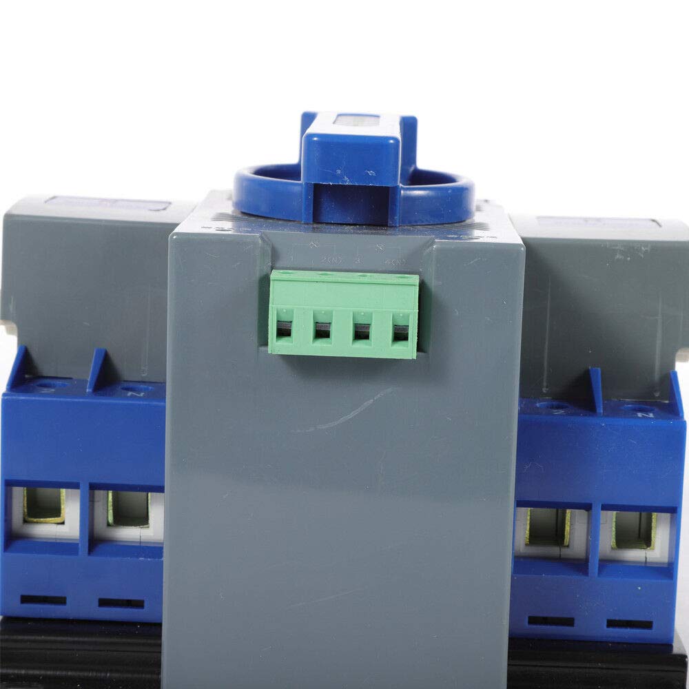 2P 63A Double Alimentation Électrique Commutateur de Transfert Automatique Transfer Switch Commutateur de Transfert Umschalter AC-33iB