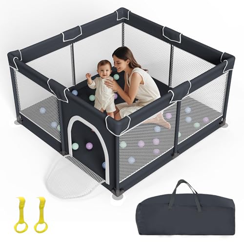 Grobeybees Playpen for Babies and Toddlers, Large Baby Playpen, Baby ...