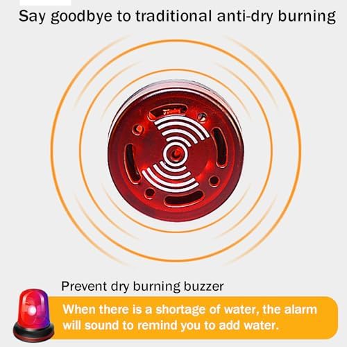 Electric Steamed Bun Warmer Machine - Quick Heating, Precise Temperature Control, Water Shortage Alert, Heating Reminder Light, 2-Hole Design for Hot Food Catering