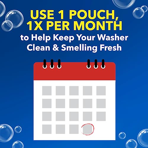 OxiClean Washing Machine Cleaner with Odor Eliminators, 4 Pack