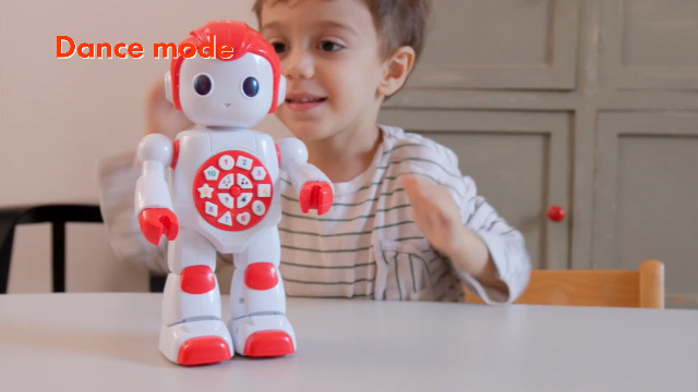 Lexibook Powerman First – Robot Éducatif Parlant Et Dansant Pour Enfants (Dès 3 Ans) – Couleurs, Chiffres, Formes – Rouge/Blanc