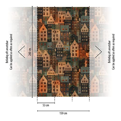 Livingwalls Travel Styles - Carta Da Parati In Tessuto Non Tessuto, Per Ambienti Diversi, 1,59 M X 2,80 M - 3