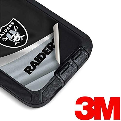Skinit Decal Skin Compatible with OtterBox Defender Galaxy S9 Plus - Officially Licensed NFL Las Vegas Raiders Design