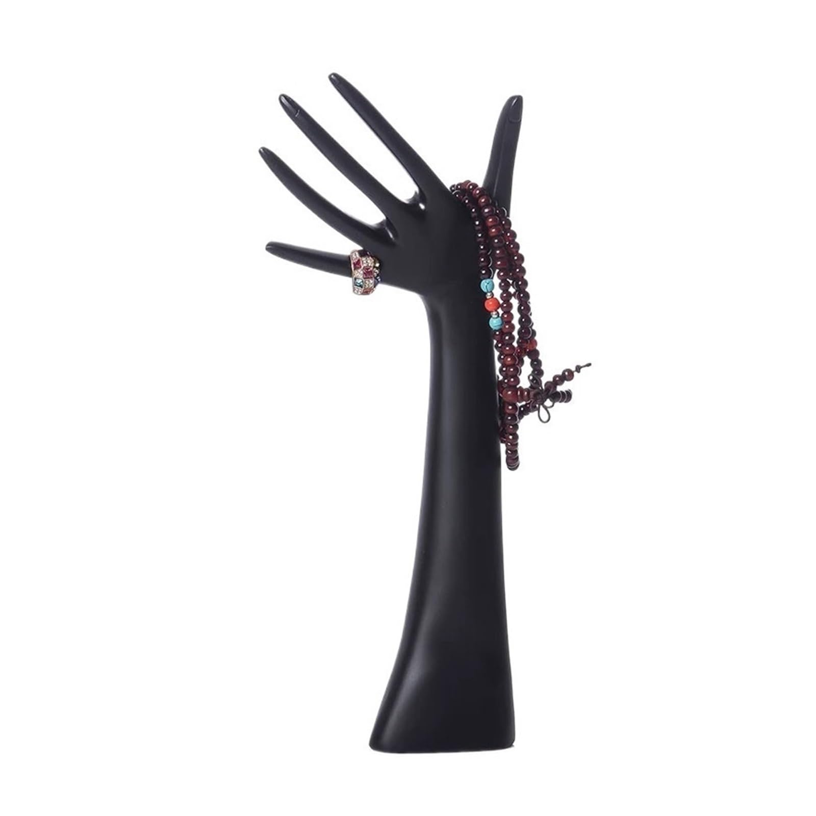guiling-1986 Jewelry Organizer Jewelry Display Stand Resin Long Arm Open Hand Pose Jewelry Display