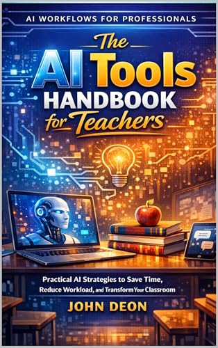 The AI Tools Handbook for Teachers: Practical AI Strategies to Save Time, Reduce Workload, and Transform Your Classroom (AI Workflows for Professionals)