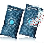 Car Dehumidifier Bags, Reusable Moisture Absorbers for Car Reducing Windscreen Condensation, Microwave-Rechargeable, Dehumidifier Bags for Cars, Vans, Caravans & Garages, 2 x 900g (1.8kg)