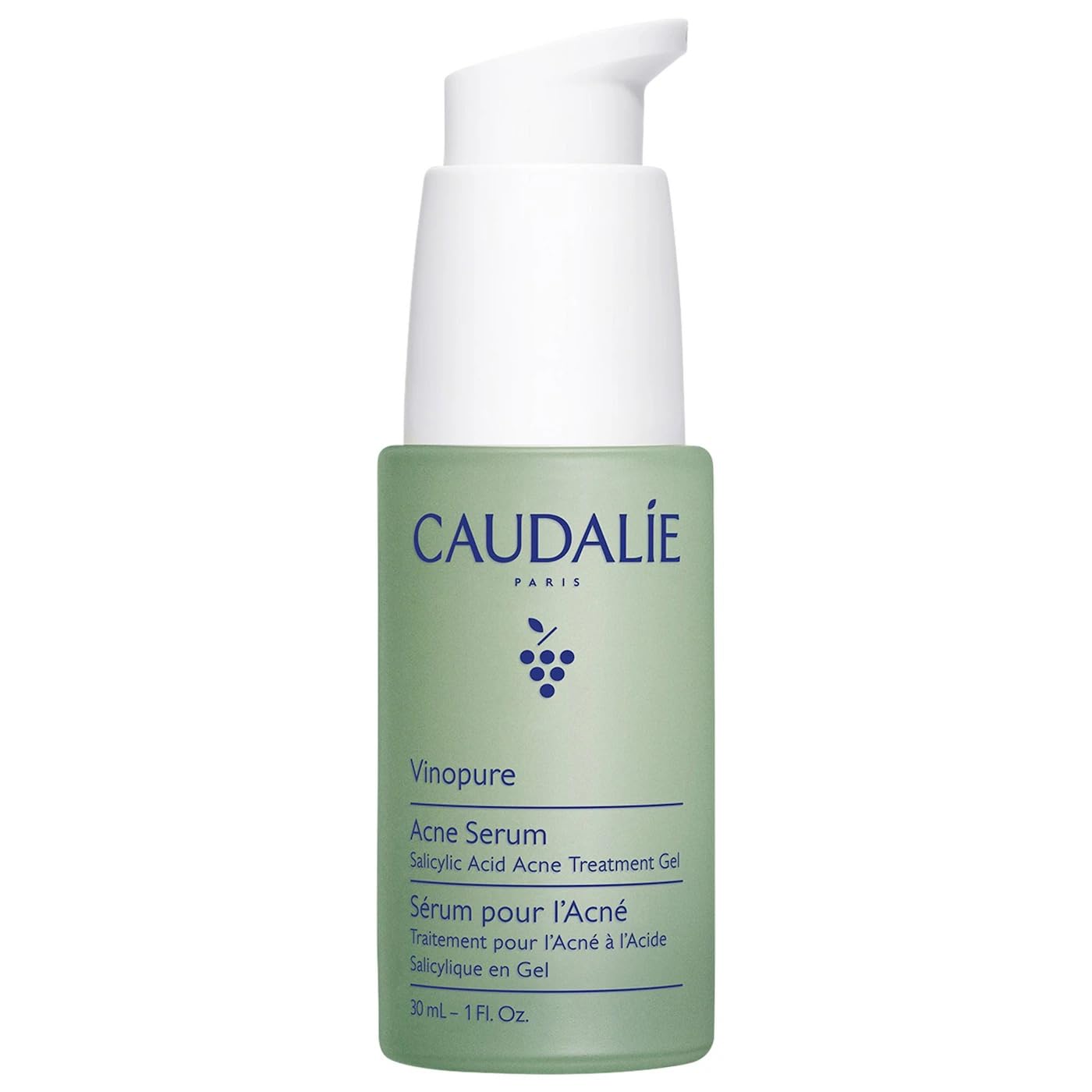 Caudalie Vinopure Acne Treatment, Salicylic Acid Serum to Treat and Prevent Blemishes - 30 mL