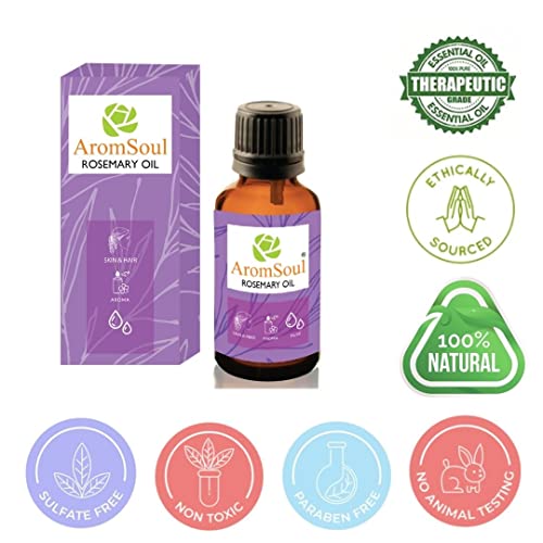 Image of Premium Rosemary Essential Oil 30 ml 100% Natural & Pure | Therapeutic & Aromatherapy Grade |