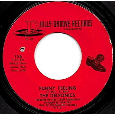 Delfonics Funny Feeling 7" Philly Groove 156 EX 1970sUS pressing