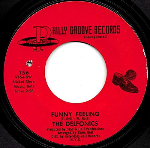 Image of Delfonics Funny Feeling 7" Philly Groove 156 EX 1970sUS pressing