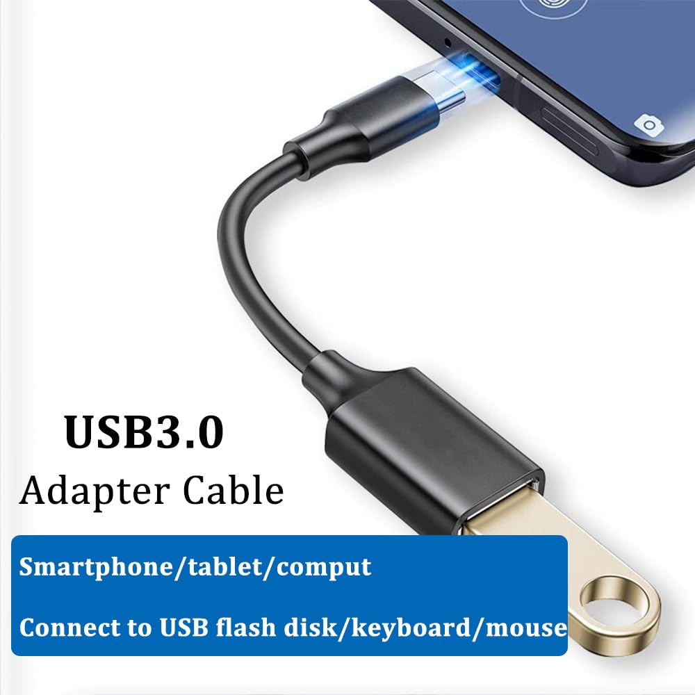 3-Pack Type C To USB Adapter - USB-C Male To USB-A 3.0 Female OTG Connector 11 thumbnail image