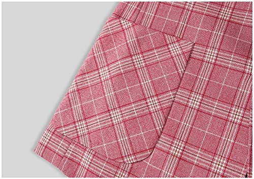 Men's Houndstooth Blazer Two Buttons Notch Lapel Suit Jacket Party Casual Dinner Coat4