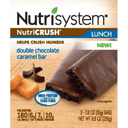 5 Bars Nutrisystem Double chocolate caramel Bars.