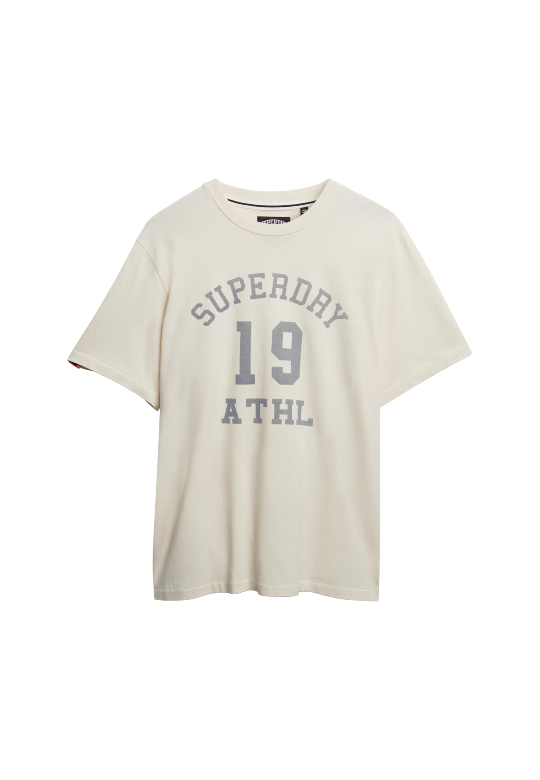 Superdry Unisex Athletic ESS Tee T-Shirt, desert bone wool white, XXL