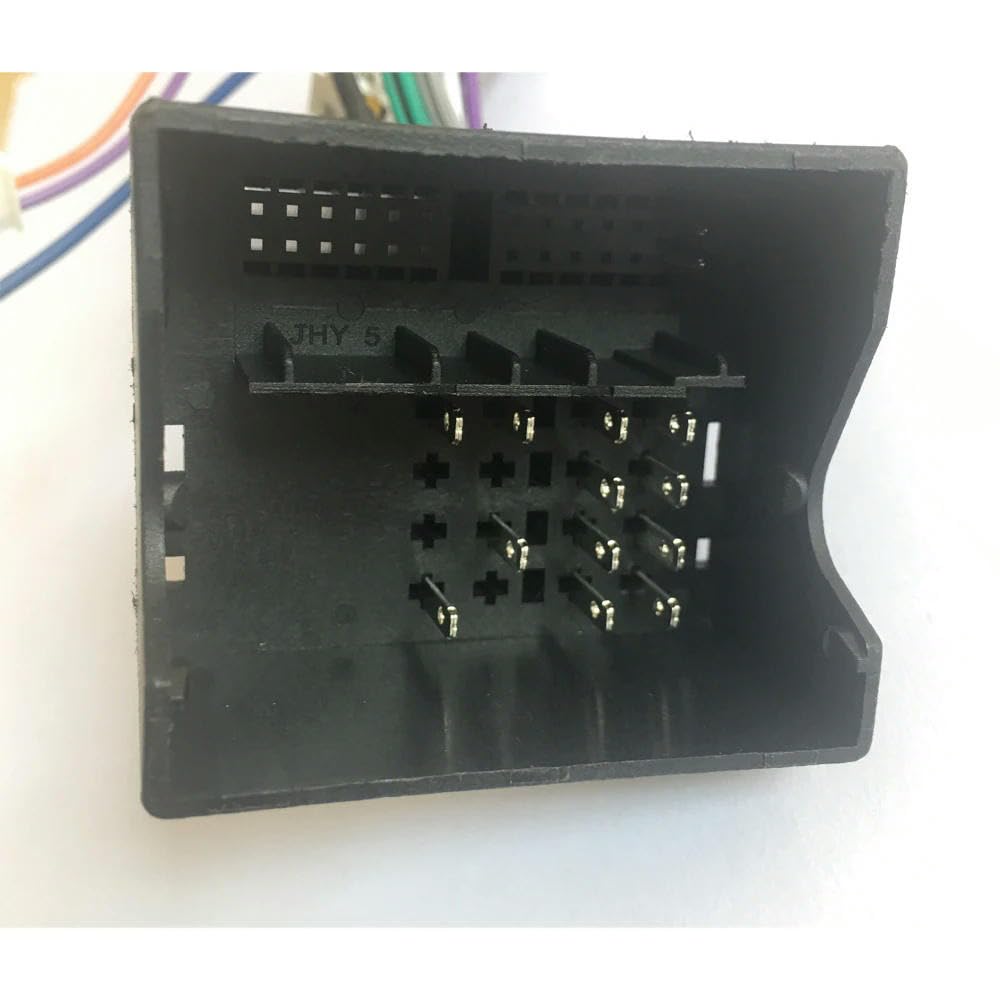 Oulesh Arnés Cableado para Citroen C4 C-Triomphe C-Quatre Elysee, para Peugeot, Arnés de cableado con Adaptador de Enchufe ISO Hembra para Radio de Coche