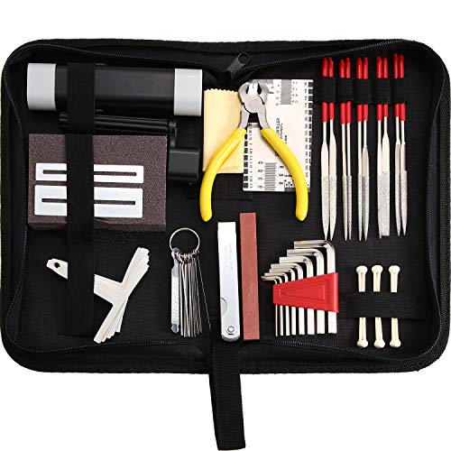 42 pièces Kit à outils d’entretien de réparation de guitare, Kit d’installation pour guitare Outils de réparation pour… - Les Beatles, Paul McCartney, John Lennon, RIngo Starr, George Harrison 42 pièces Kit à outils d'entretien de réparation de guitare, Kit d'installation pour guitare Outils de réparation pour… – Image 5