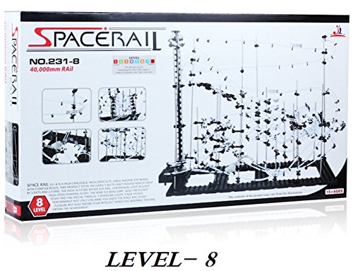スペースレール(SPACE RAIL) NO.231 無限ループ スペースレール パズル 知育 脳トレ ジェットコースターのような未来的知育玩具 インテリアとしても存在感大 (レベル8)