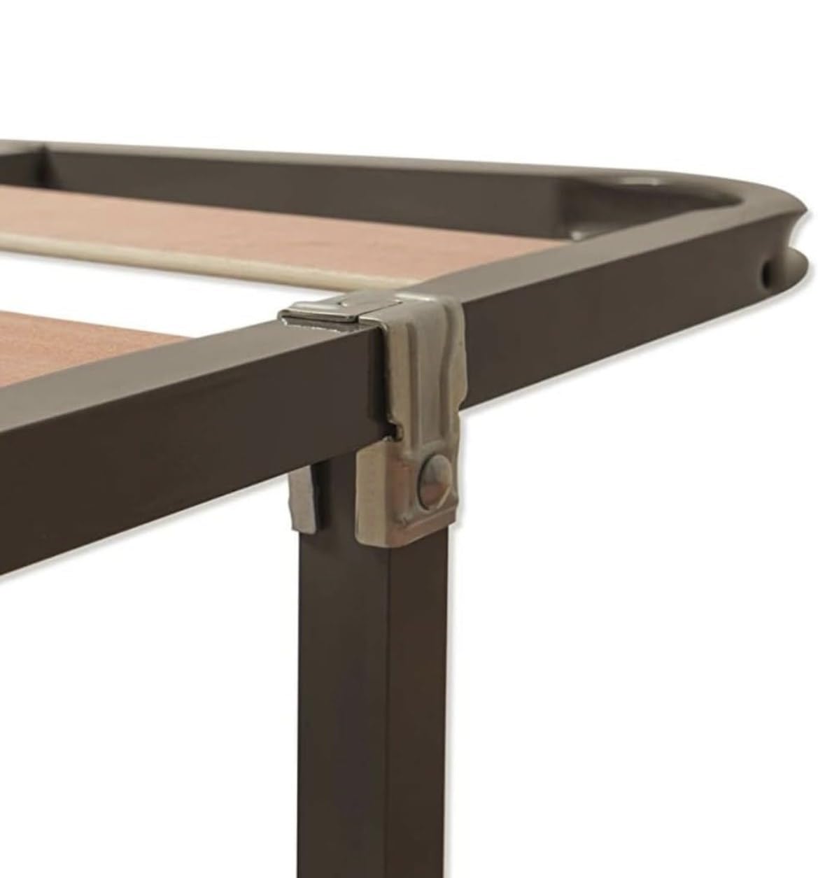Genérico Patas Cuadradas de Acero para Somier, Fabricadas en España, Alta Resistencia (40x30mm Agarre x 35cm Altura)