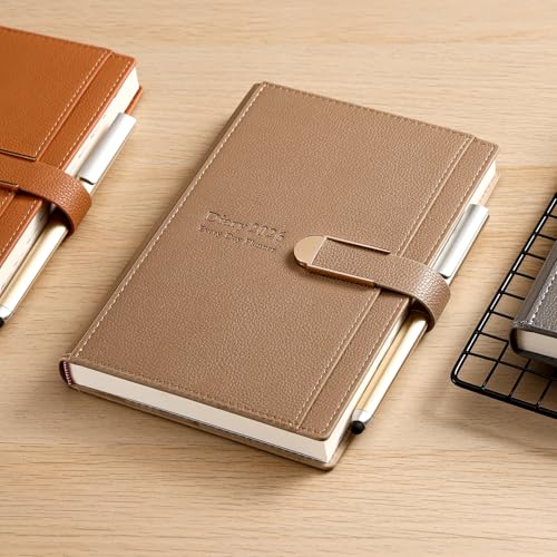 Akademischer Terminkalender 2026, Tag pro Seite, A5, Januar 2026-Dez. 2026, Tagesplaner, Terminplaner mit Stift, Hardcover Agenda, Planer mit Aufklebern, Innentasche, hochwertiges dickeres Papier