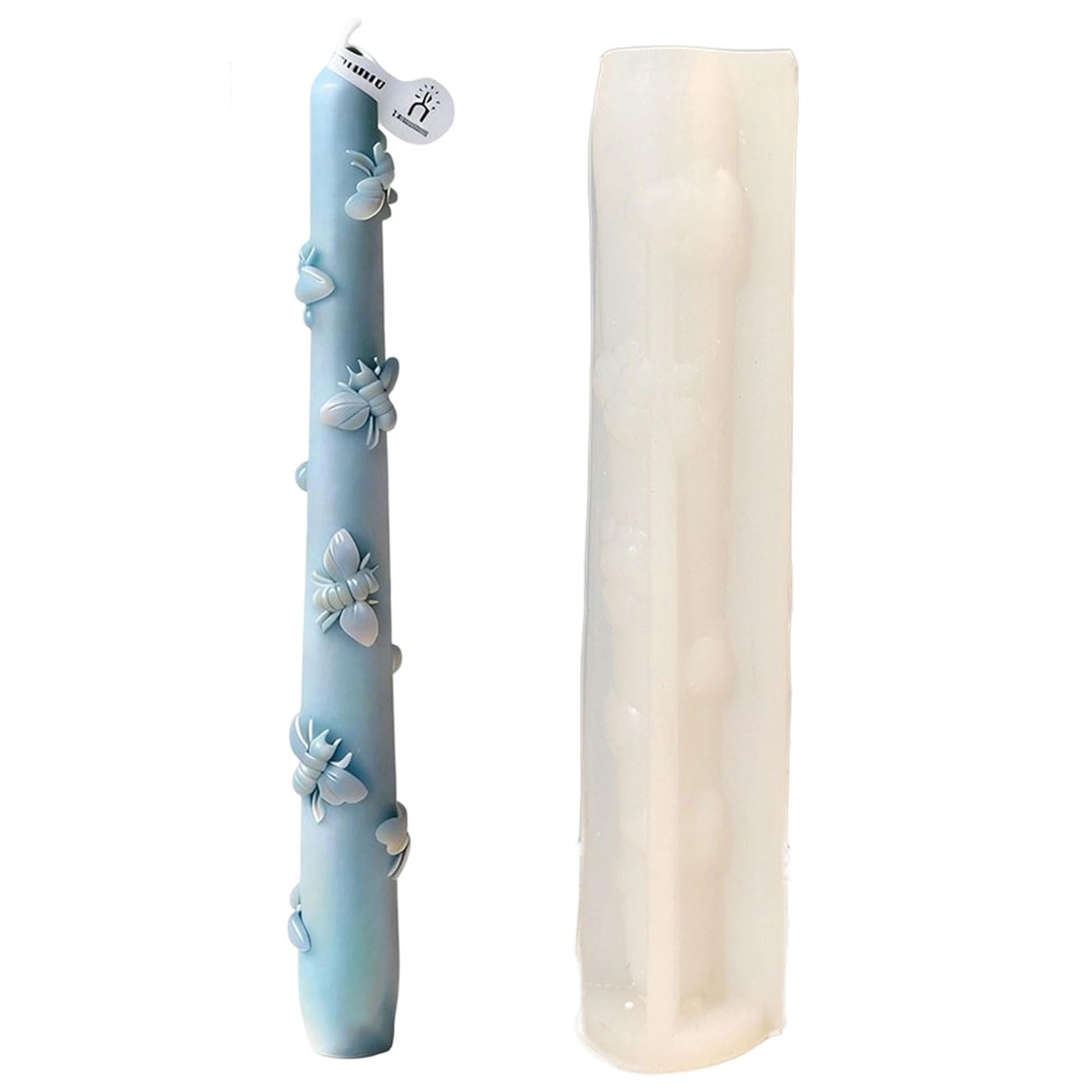 Alksubbm Silicone Cylinder with Honeycombs Pattern for Soap Making Projects Silicone
