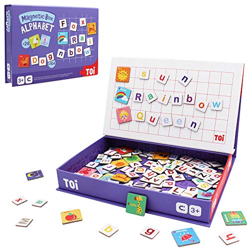 Preisvergleich Produktbild ANIKI TOYS Magnetisches Puzzle-Aufgabenbuch 3-7 Jahre Lernspiel Puzzlespiel - Alphabet