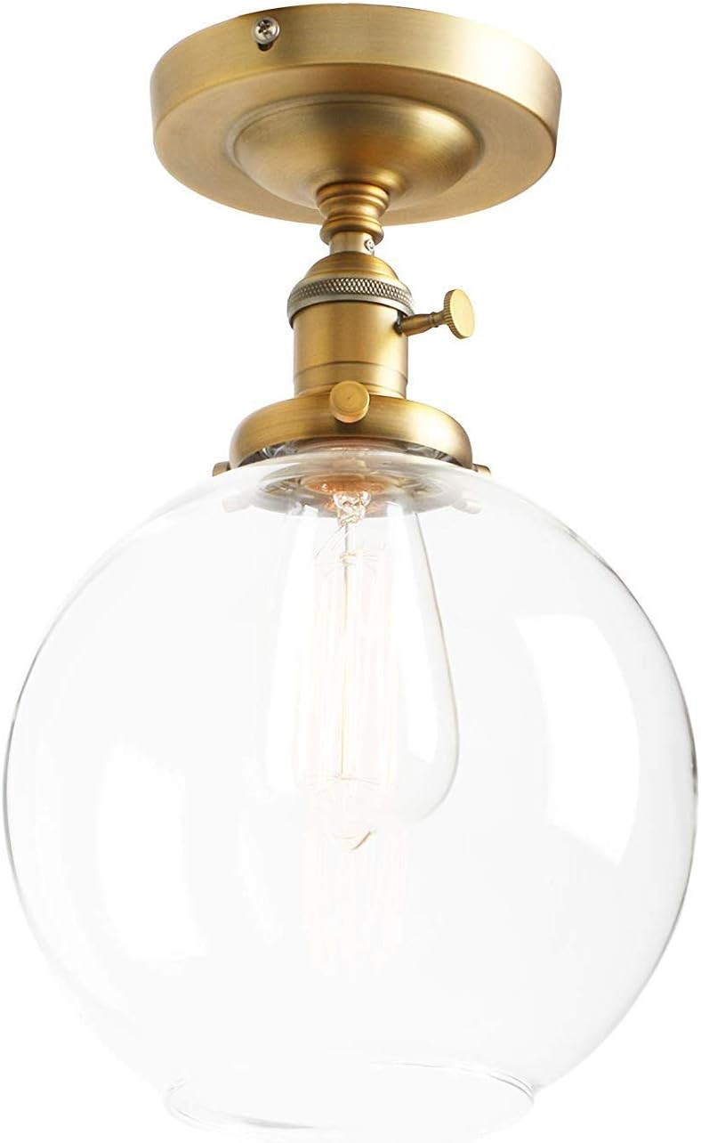 シーリングライト、北欧スタイル銅の花の形の装飾寝室カフェ照明器具