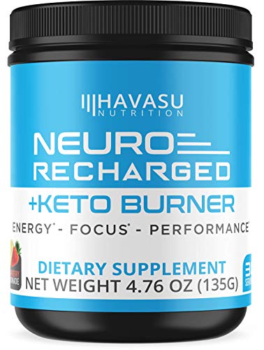 Havasu Nutrition Extra Strength Keto Brain Supplement for Energy & Focus - Mental Performance Nootropic & Pre Workout with Natural Caffeine, Ginkgo Biloba & More – Brain Booster 4.76 oz (135 G) Havasu Nutrition Extra Strength Keto Brain Supplement for Energy & Focus - Mental Performance Nootropic & Pre Workout with Natural Caffeine, Ginkgo Biloba & More – Brain Booster 4.76 oz (135 G)