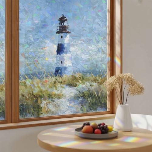 Película para ventana de privacidad arcoíris 23.6 x 59 pulgadas miniatura 4