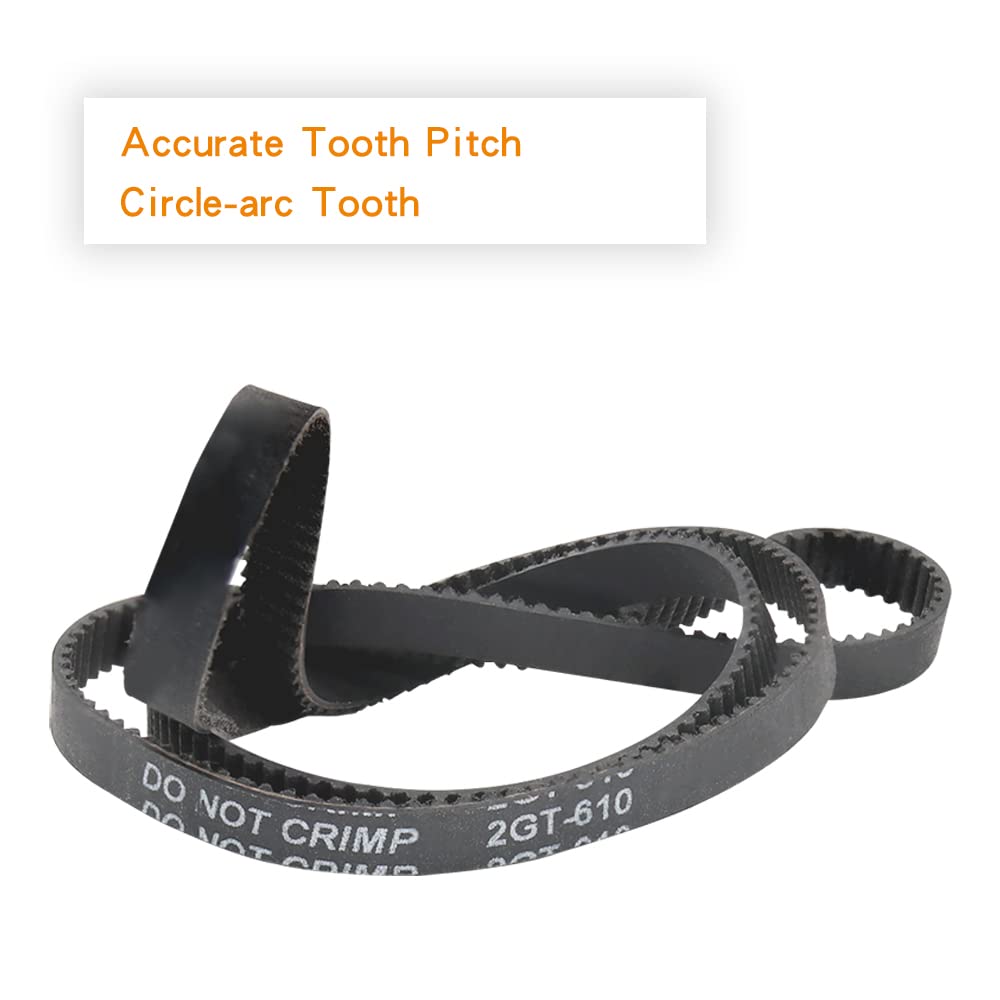 2PZ 2GT CINGHIA Distribuzione a Loop Chiuso in Gomma,Larghezza 6mm x