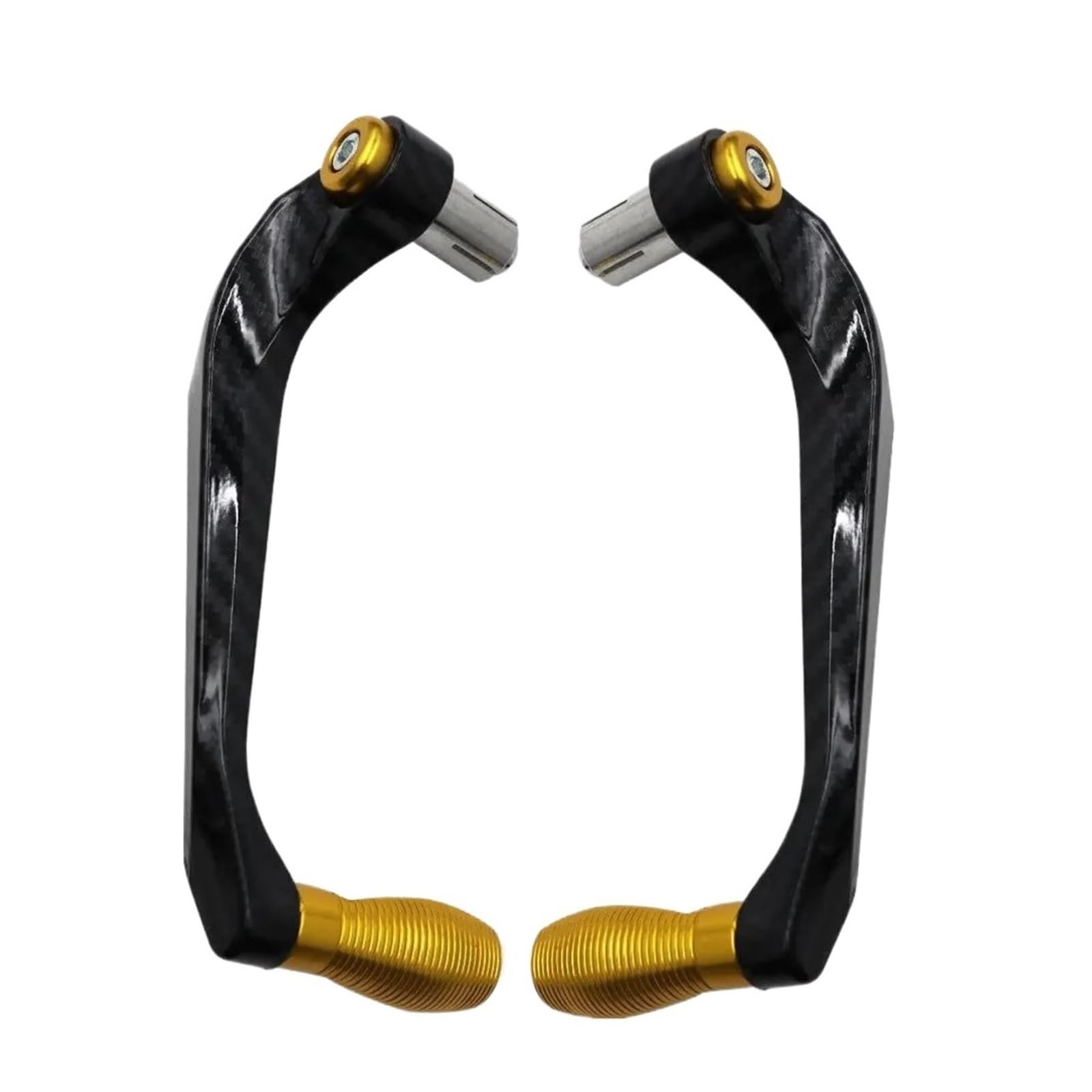 Hjtedhe Yellow Universal Motorcycle Handlebar Brake Clutch Levers Protector Motorcycle Handlebar Lever Guards(Yellow)