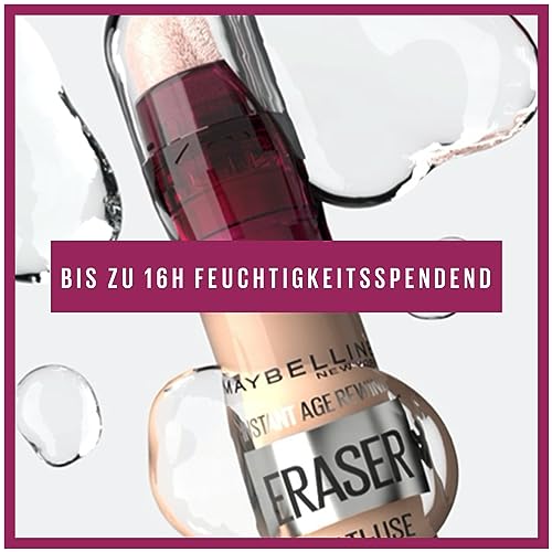 Maybelline New York Abdeckstift, Instant Anti-Age Effekt Concealer, Löscher mit Mikro-Lösch-Applikator, Nr. 115 Warm Light, 6,8 ml