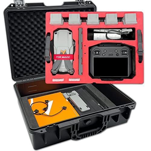 【Compatibile con DJI RC Pro】Compatibile con il telecomando RC-N1 standard DJI e l'ultimo telecomando DJI RC Pro con schermo. Se viene utilizzato l'attuale telecomando standard, quando il telecomando DJI RC Pro verrà aggiornato in futuro, non è necessario sostituire la valigia!