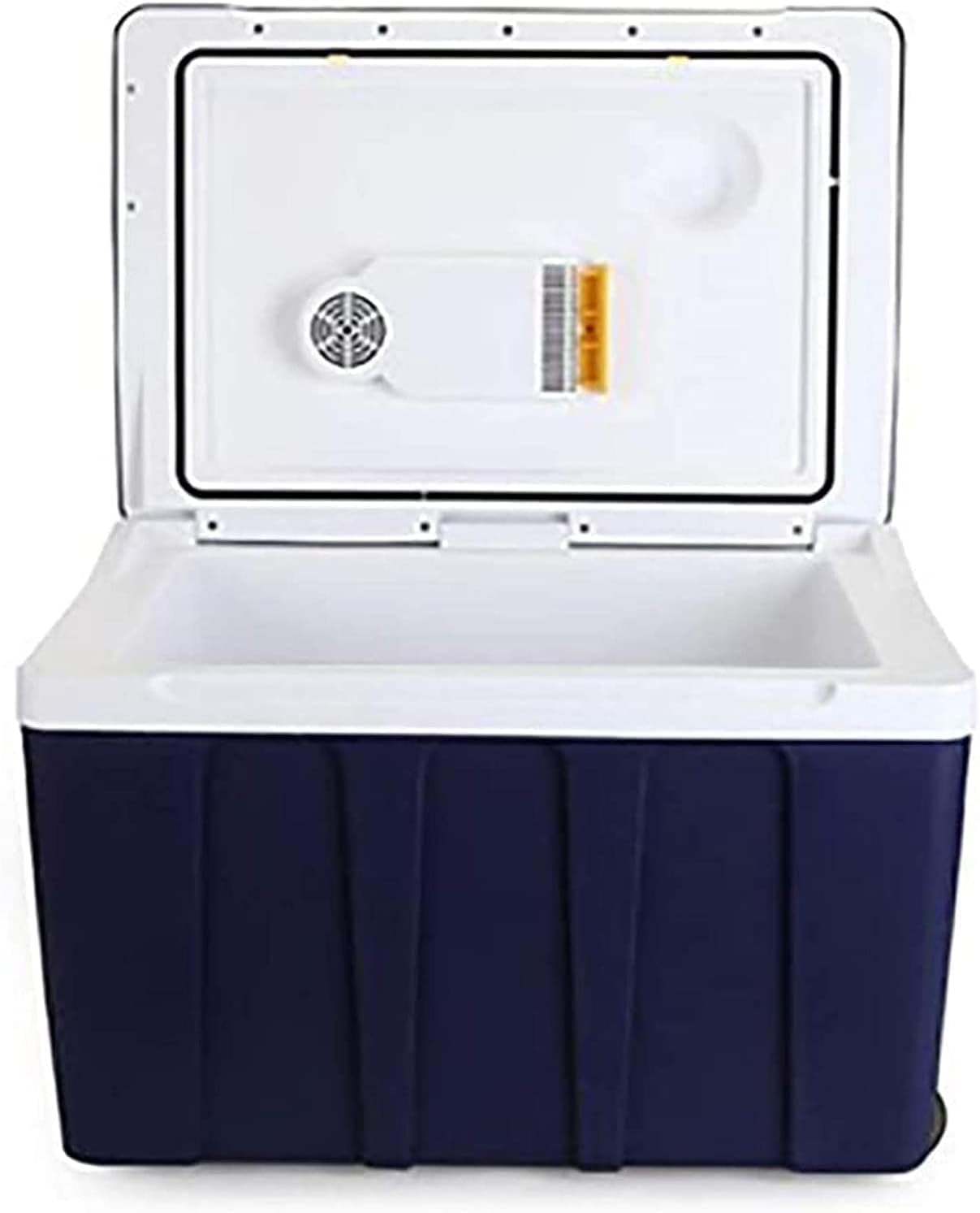 Mini refrigerador de refrigeración de Gran Capacidad, 50L, refrigerador, Calentador y refrigerador montado en vehículo eléctrico, Fuente de alimentación de 12V CC/220V CA CC