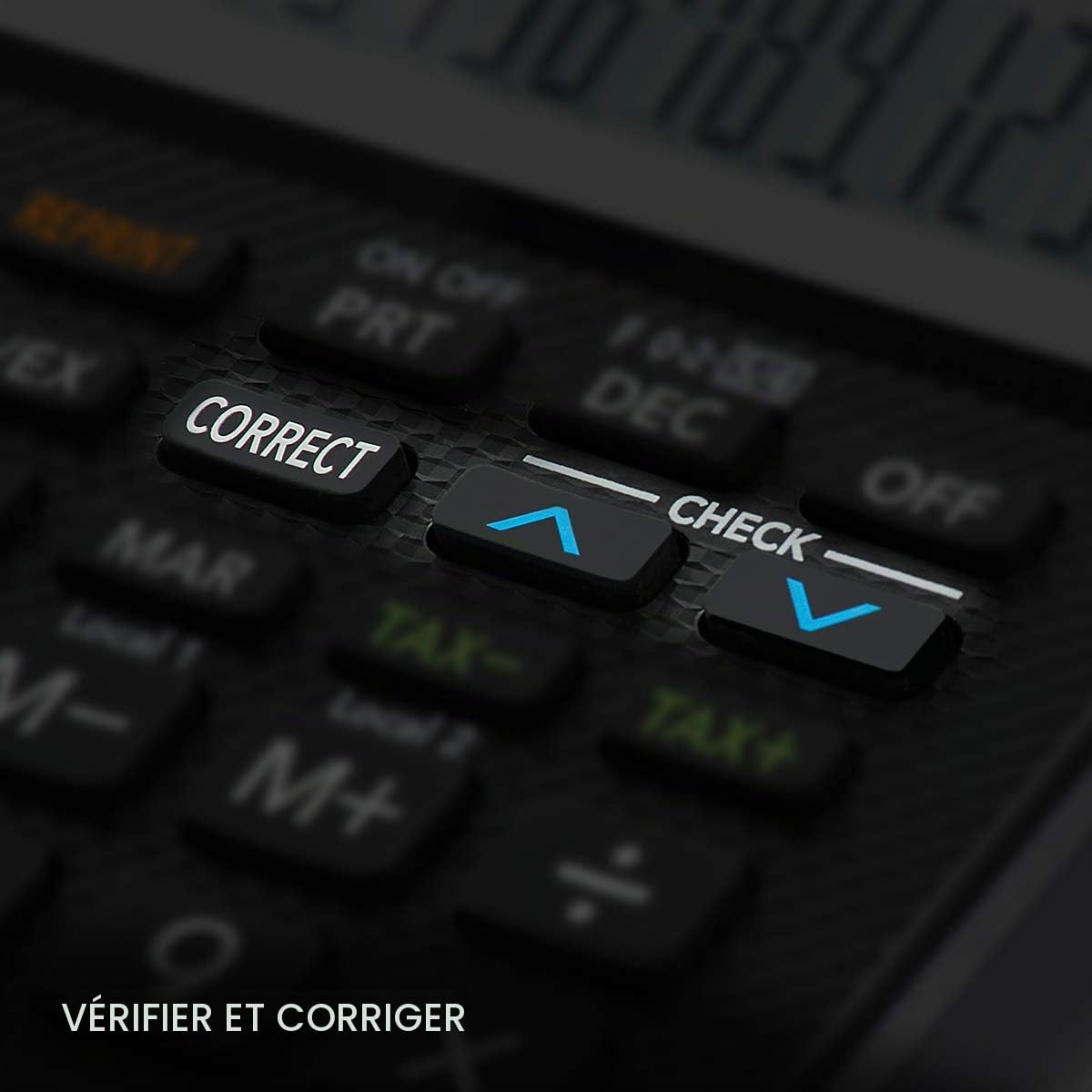 Casio HR8RCE Calculatrice Imprimante Semi Professionnelle Noir & P 5825 E Papier rechenmaschine Cordon de Rouleau de Papier Convient 8tec HR et Calculatrice 8rce HR Imprimer