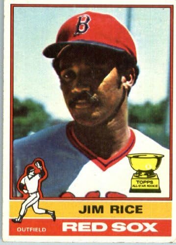 1976 Topps #340 Jim Rice Boston Red Sox Baseball Card