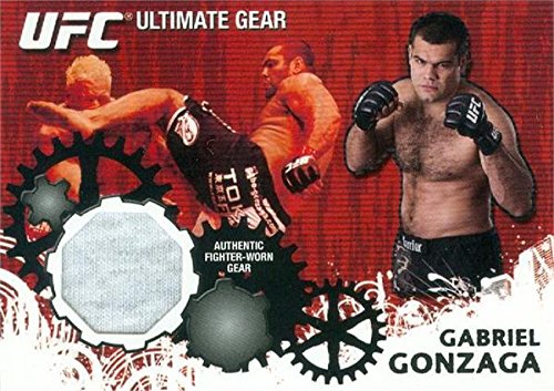 Sports Memorabilia Autograph Warehouse 587471 Gabriel Gonzaga Fighter Worn Gear Patch Trading Card - UFC, Ultimate Fighting Championship - 2010 Topps No.UGGG