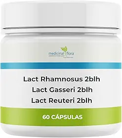 Lactobacillus Rhamnosus 2blh + Reuteri 2blh + Gasseri 2blh - 60 Cápsulas