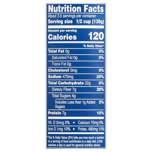 Image of BUSH'S BEST 16 oz Canned Baby Butter Beans, Source of Plant Based Protein and Fiber, Low Fat, Gluten Free, (Pack of 12)